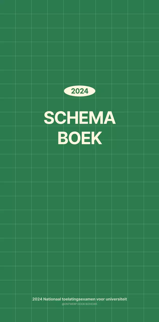 SAT D-day notitieblok concept wandkalender in groen en lichtgeel