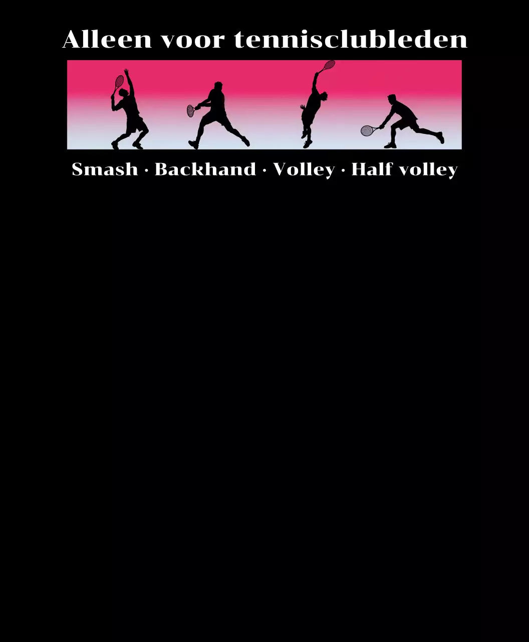 Tennisclubs met hellingen en tennisbewegingsconcepten