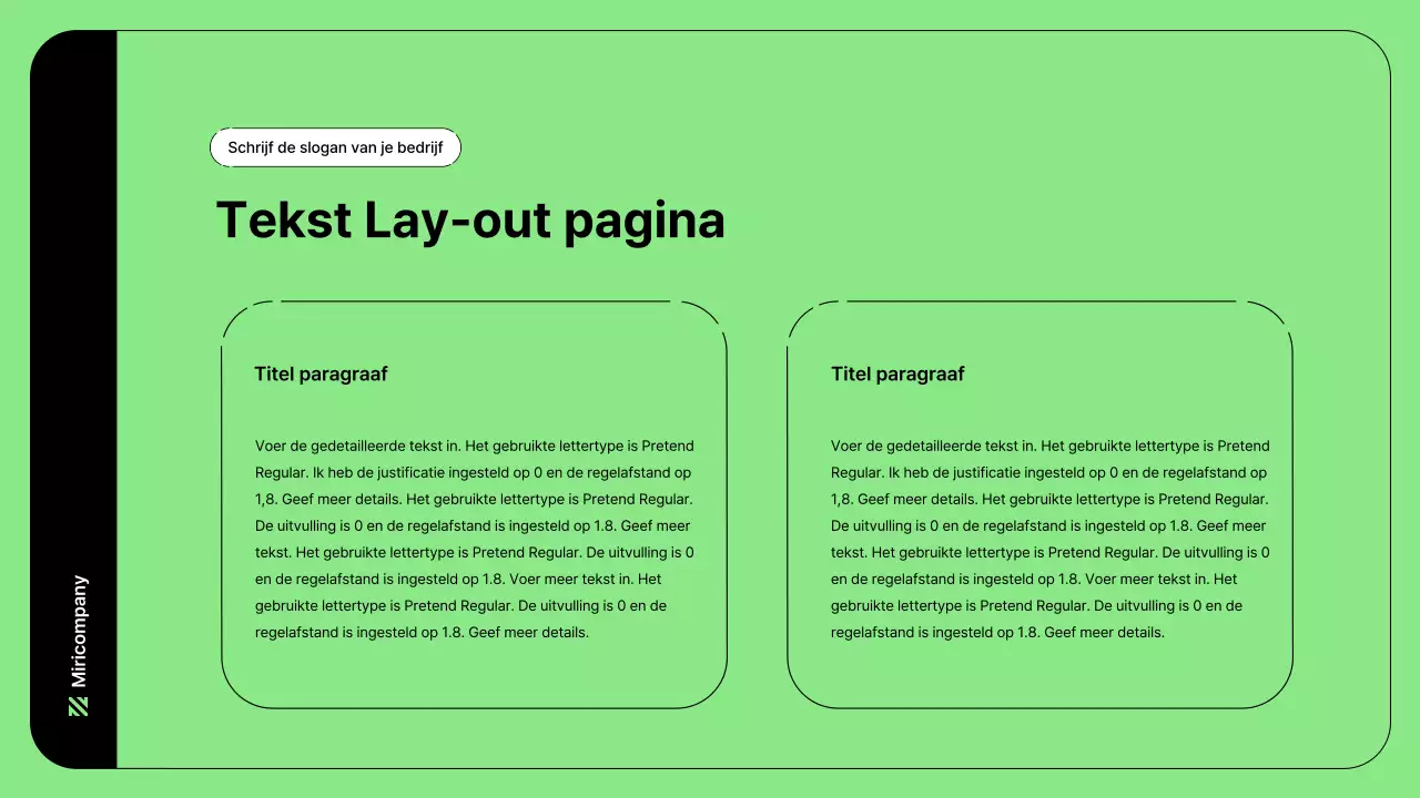 Zakelijke illustratie met eenvoudige lijnen in groen