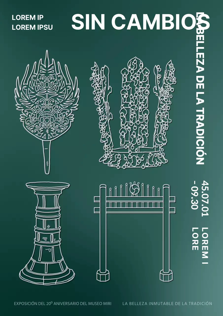 Lujoso Museo de Dibujos del Patrimonio Cultural Verde