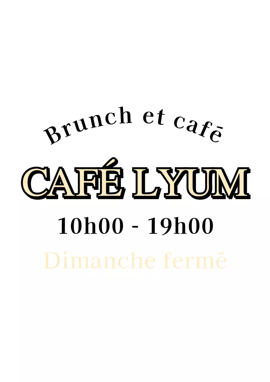 Promouvoir votre café de lettres d'inspiration vintage