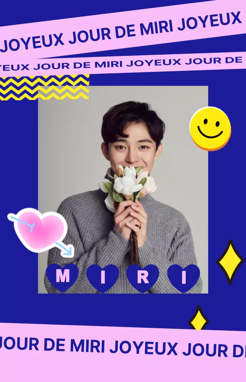 Fond d'agenda bleu et rose aux couleurs vives et autocollants mignons