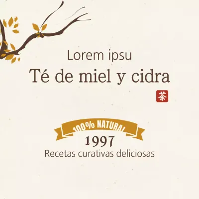 Té de miel y cidra