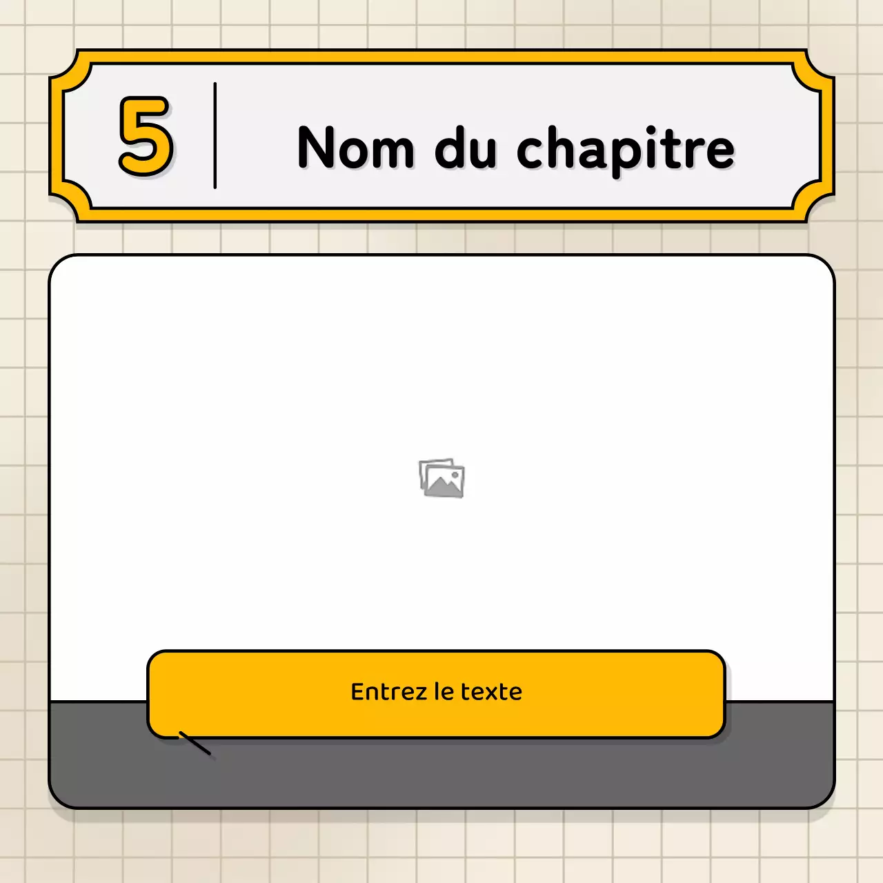 Bulles de texte bleu clair et jaune et illustration mignonne