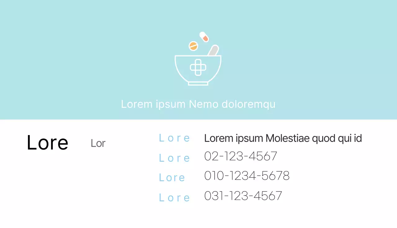 Cartes de visite pour les pharmacies