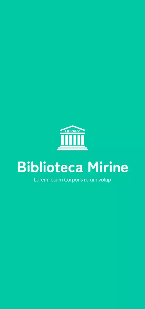 Emotiva ilustración de libro en amarillo y turquesa para la promoción de una biblioteca