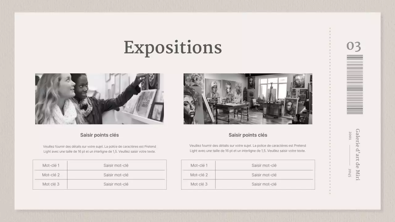 Une galerie de concepts de billets beiges et gris