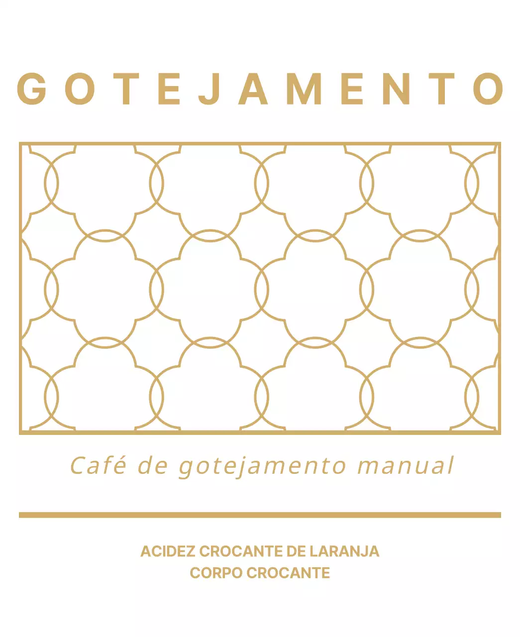 Desenho com um padrão de linhas douradas e pretas