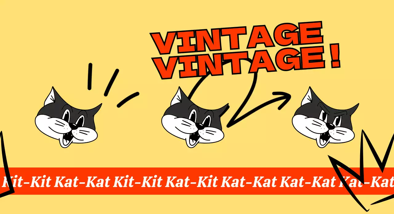 Une jeune et jolie boutique vintage en rouge et jaune