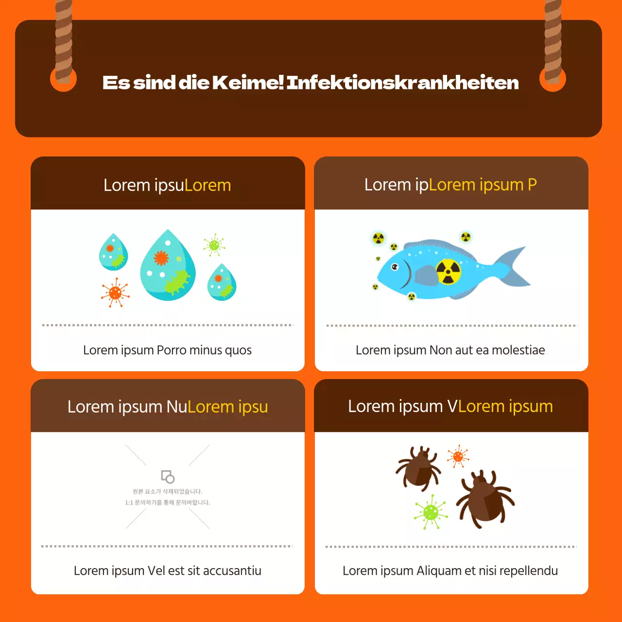 Starker Illustrationsstil in Orange und Braun Vorsicht vor Hitzekrankheiten in der Hitzewelle