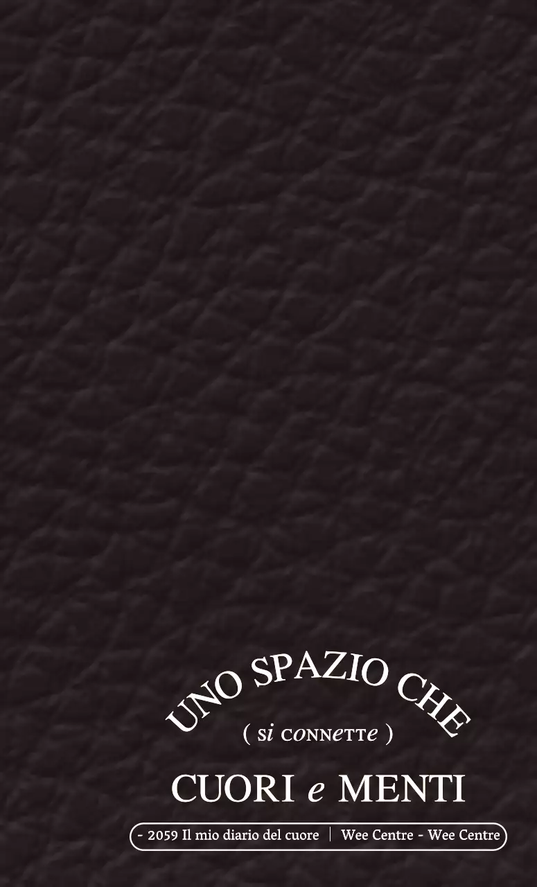 Concetto di passeggiata emozionale Diario di bordo del Centro WEE