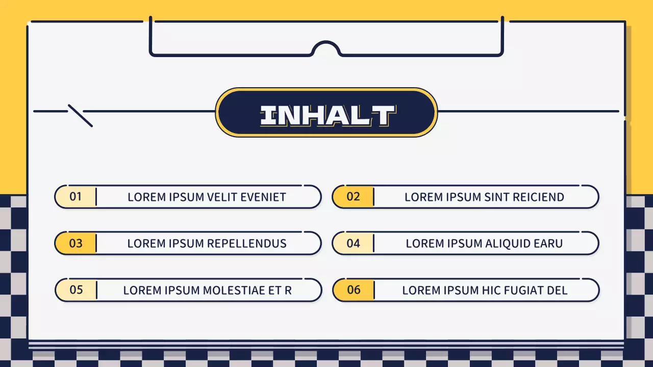Präsentation zur Gestaltung von niedlichen, einfachen Symbolen in Grün und Gelb