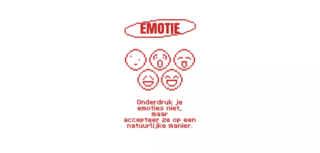 Ontworpen met schattige stippenillustraties en een rode achtergrond