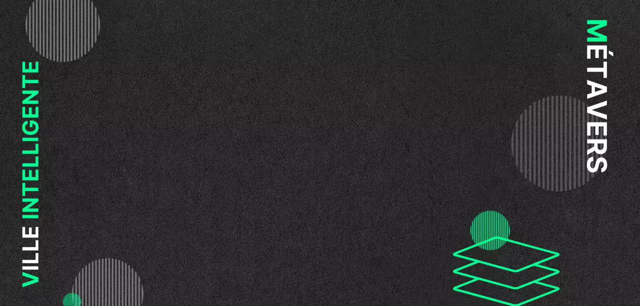 Annonces de séminaires en noir et menthe