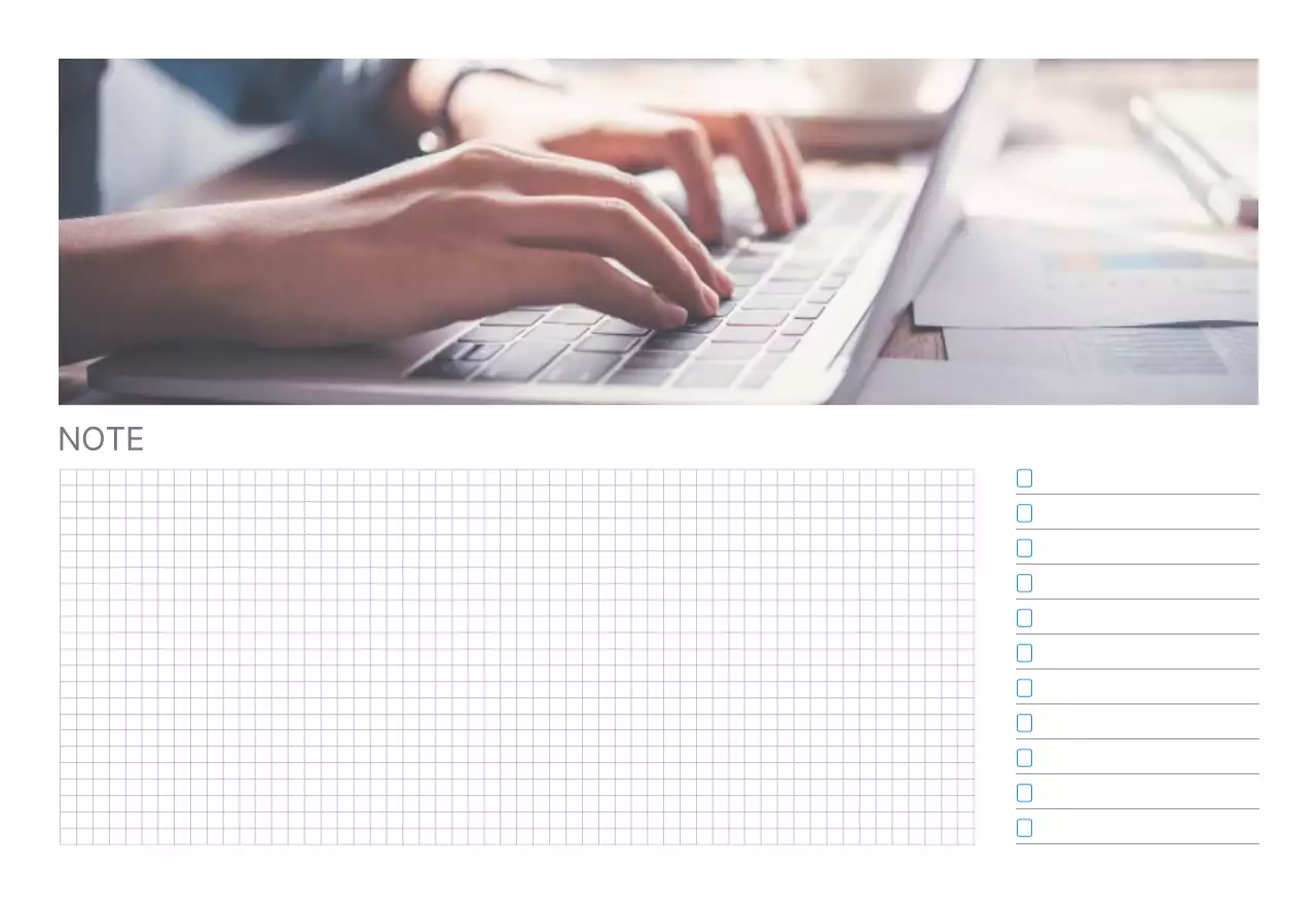 Calendrier de bureau blanc et simple