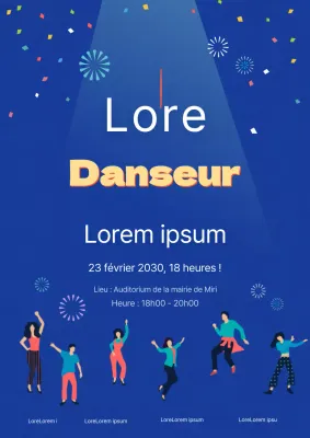 Guide des illustrations de danse dans la marine