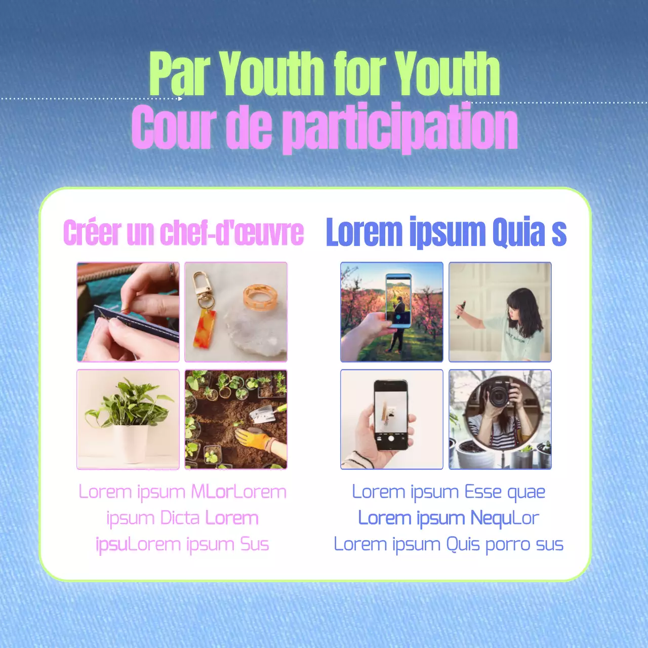 Promouvoir votre festival avec un concept coloré et amusant