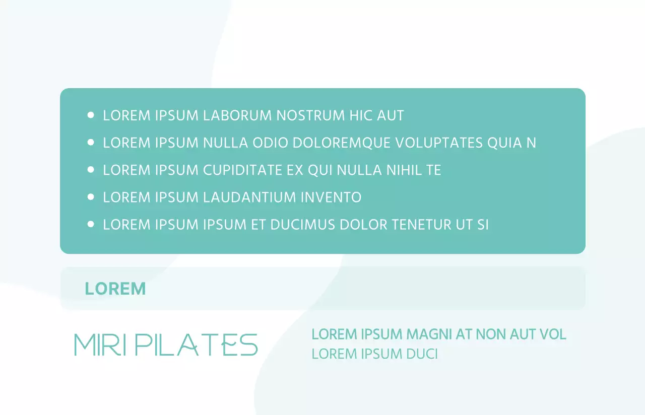 Eine schlichte, beruhigende Mitgliedskarte für das Fitnessstudio in Minze