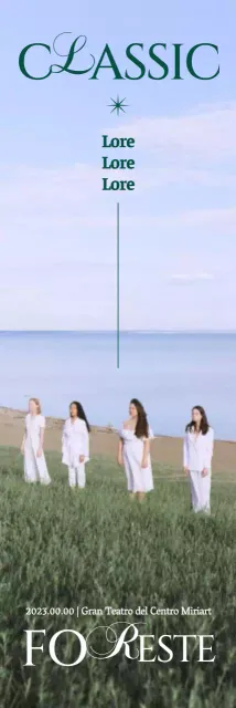 Interpretación puntillista cuasi-clásica con fotos estáticas de campos exuberantes y fuentes con clase.