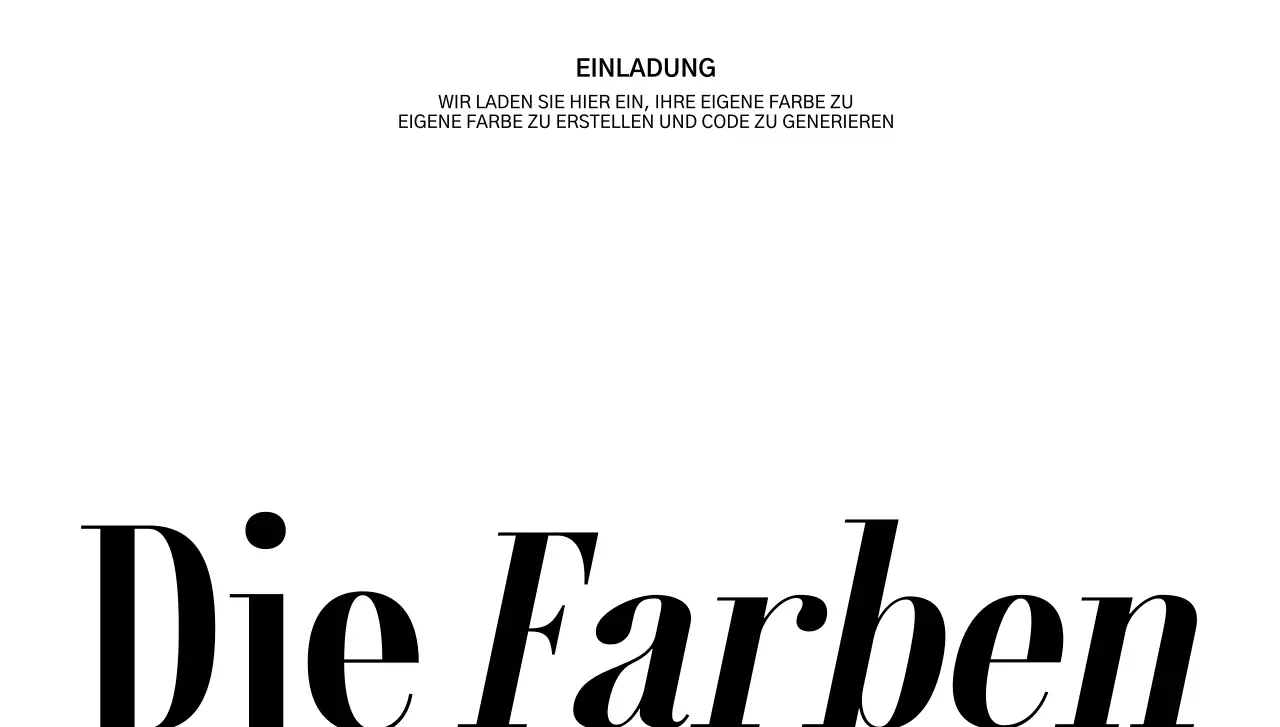 Für saubere, schlichte Messeeinladungen mit schwarzem Text