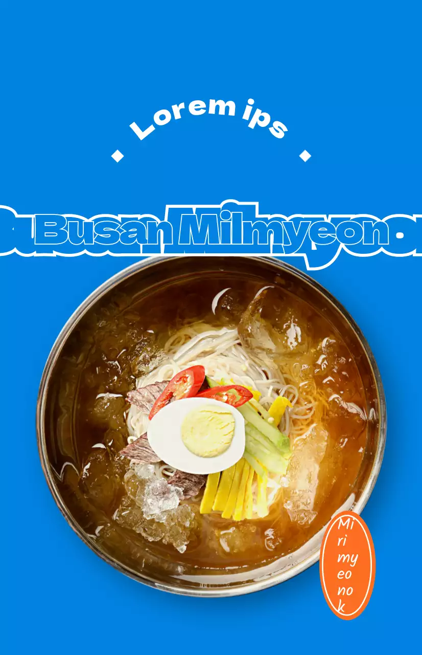 Promociones de restaurantes con fotos en color de distintos alimentos veraniegos