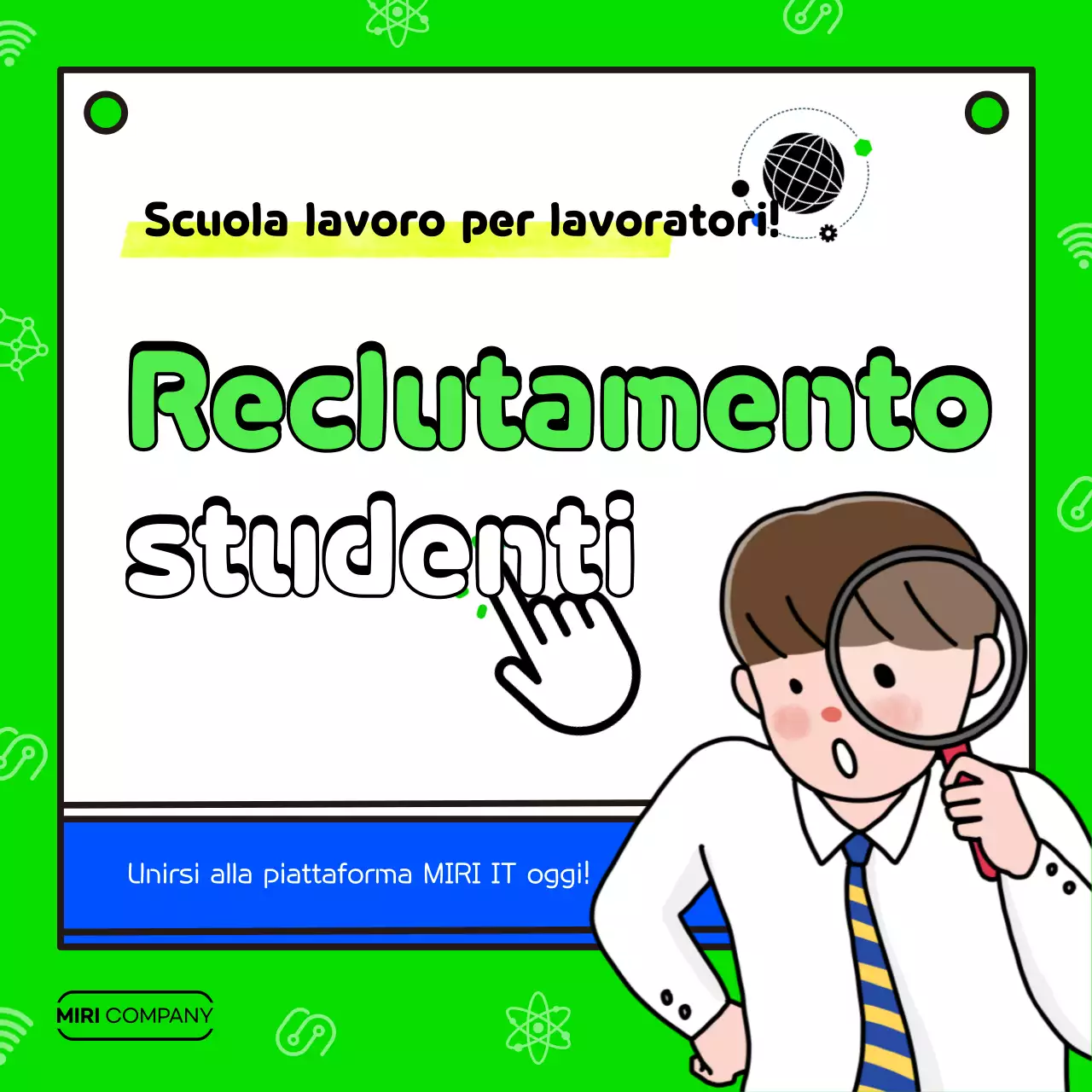 Reclutamento di tirocinanti Annual Tidy