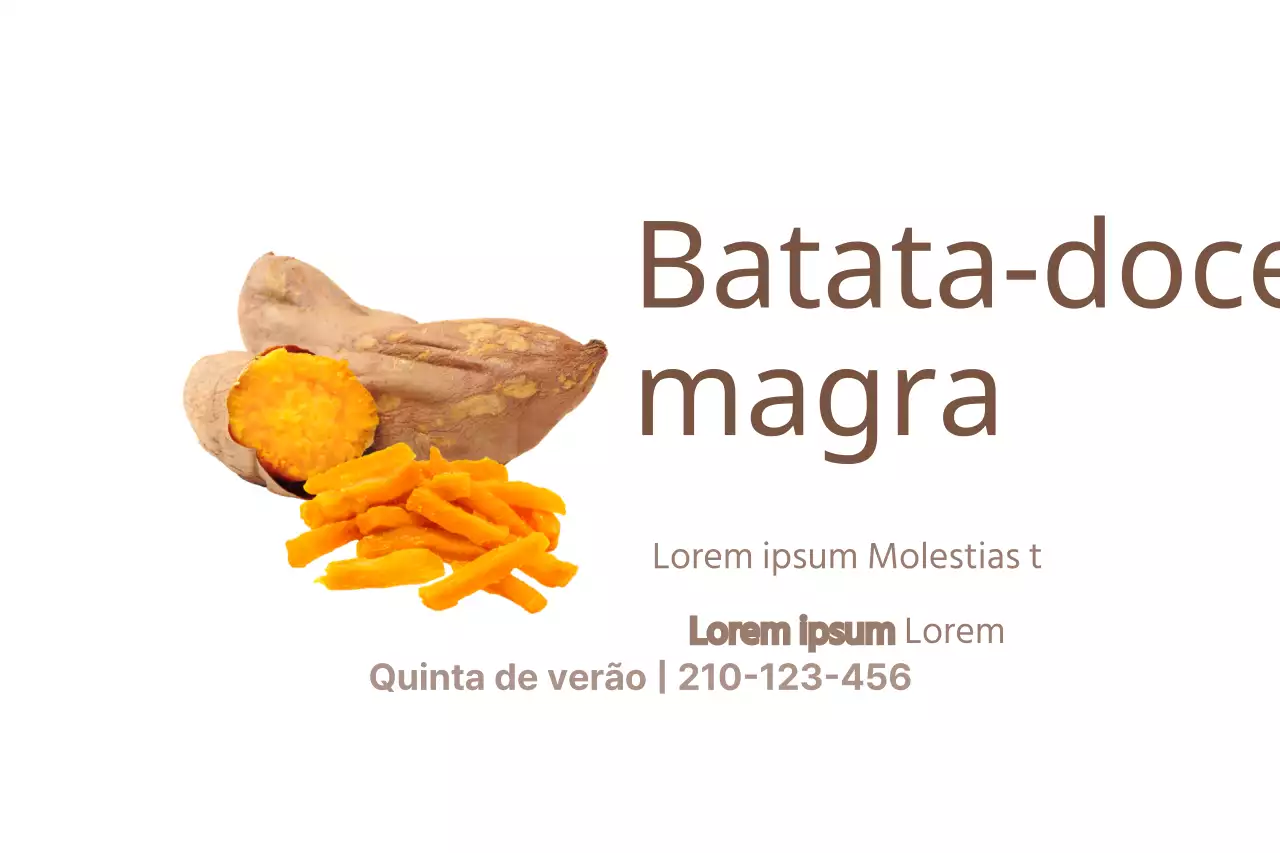 Bolinhos de batata doce