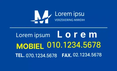 blauw logo eenvoudig bedrijf