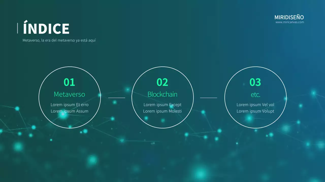 Plantilla metaverso Greentone