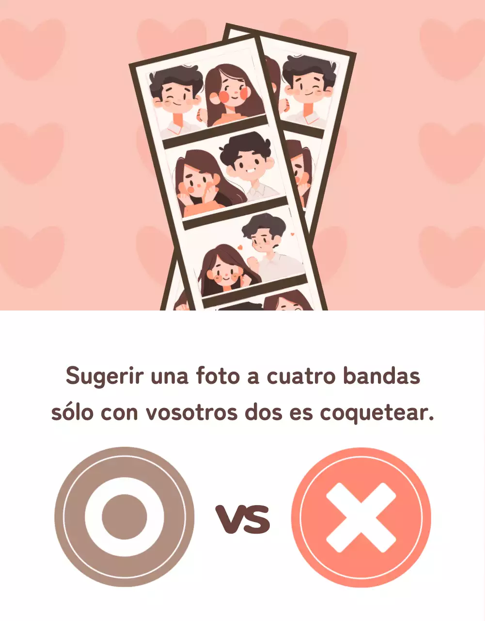 Un sencillo post de estilo webcómic con fondo rosa