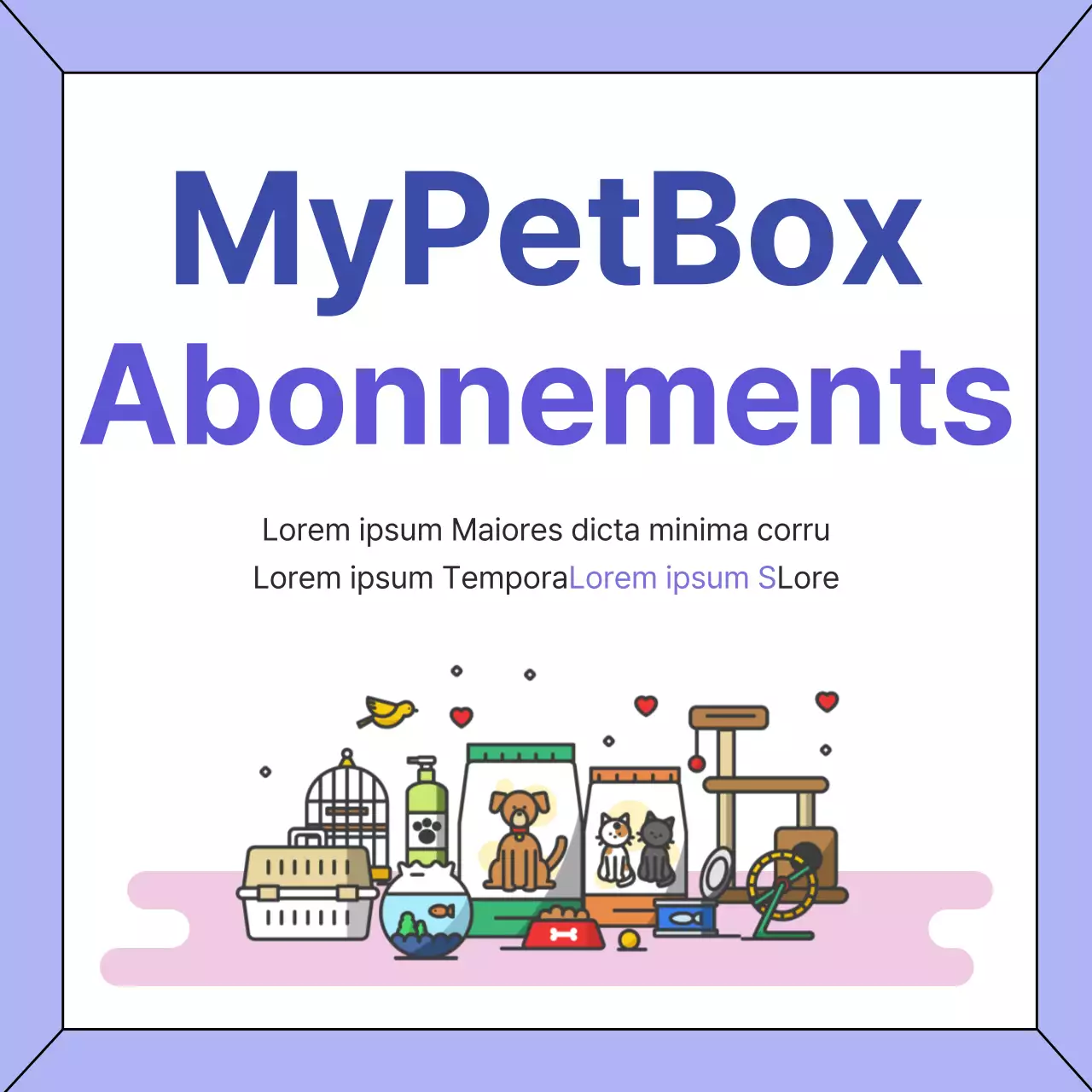 Faites la promotion de votre service d'abonnement à des boîtes pour animaux de compagnie