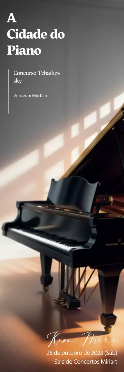 Um recital de piano simples e comovente