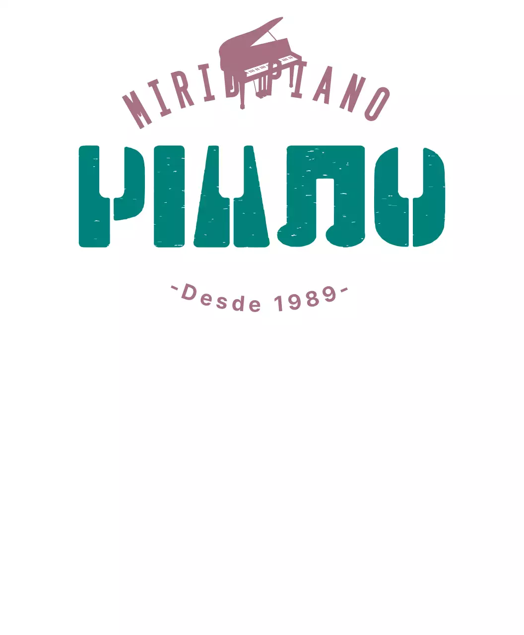 Camiseta de grupo de la escuela de piano