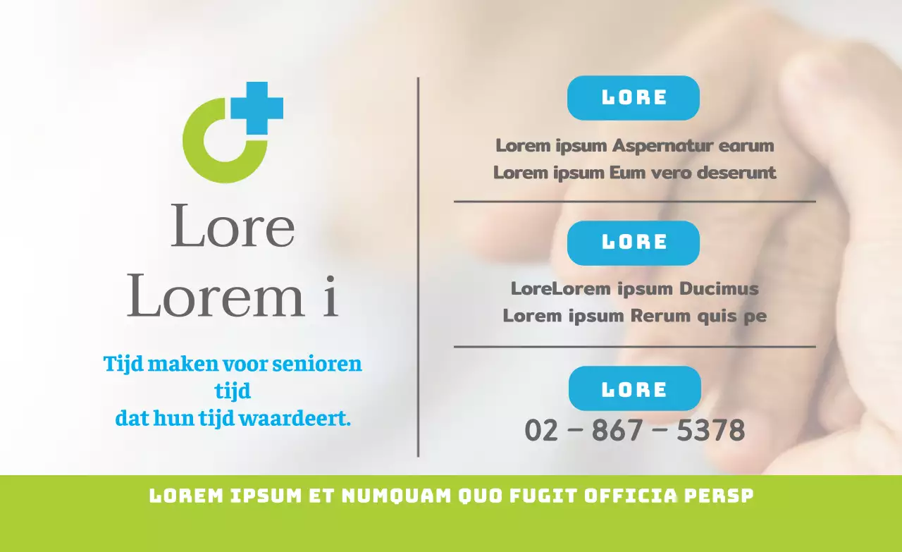 Green Blue Photography Bevorderen van verpleeghuisinformatie