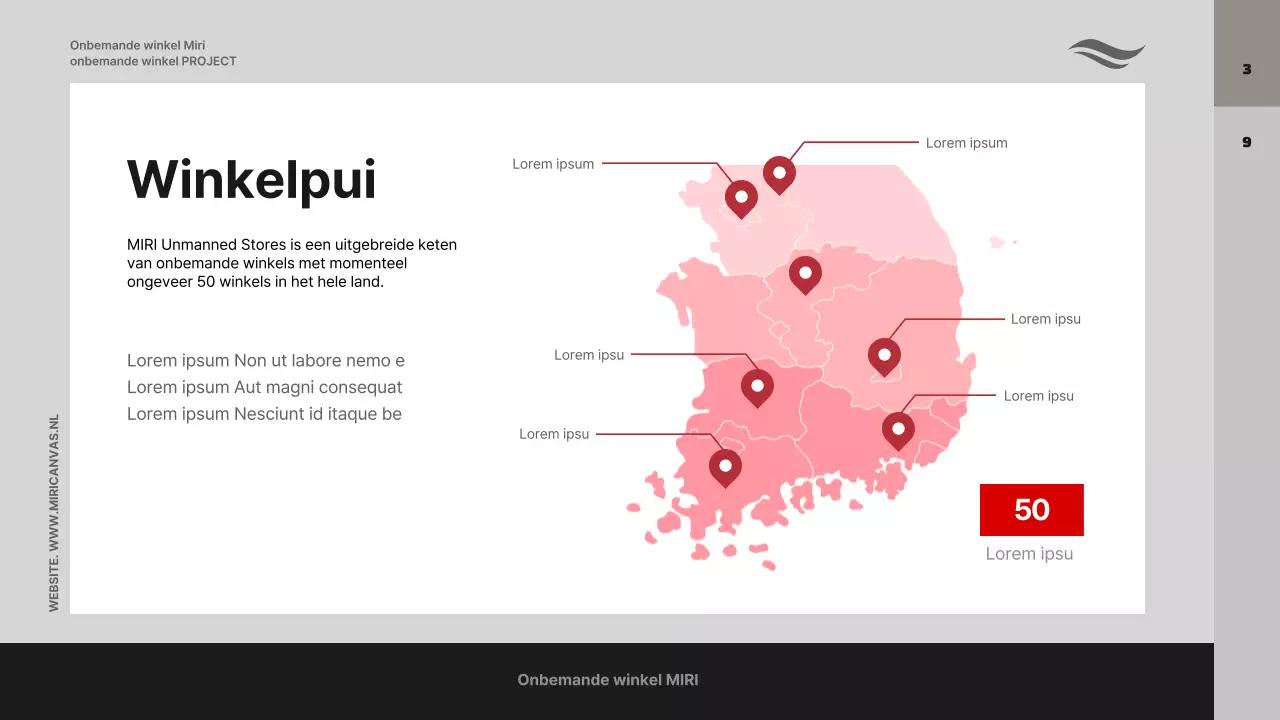 Een zakelijk voorstel met foto's op een grijze achtergrond