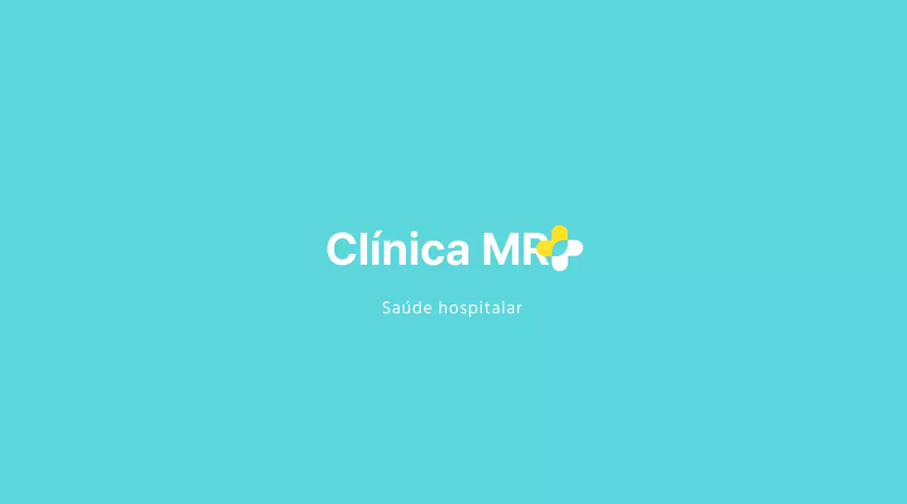Celebrar um logótipo hospitalar limpo e mentolado