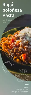 Promocione su nuevo menú de otoño con un concepto elegante y sencillo