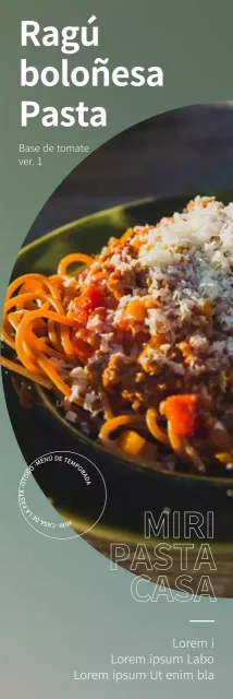 Promocione su nuevo menú de otoño con un concepto elegante y sencillo