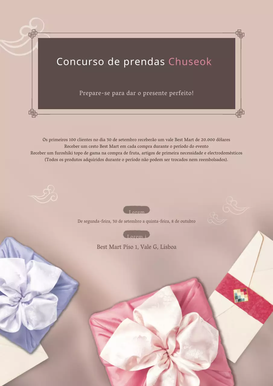 Concurso de prendas Chuseok