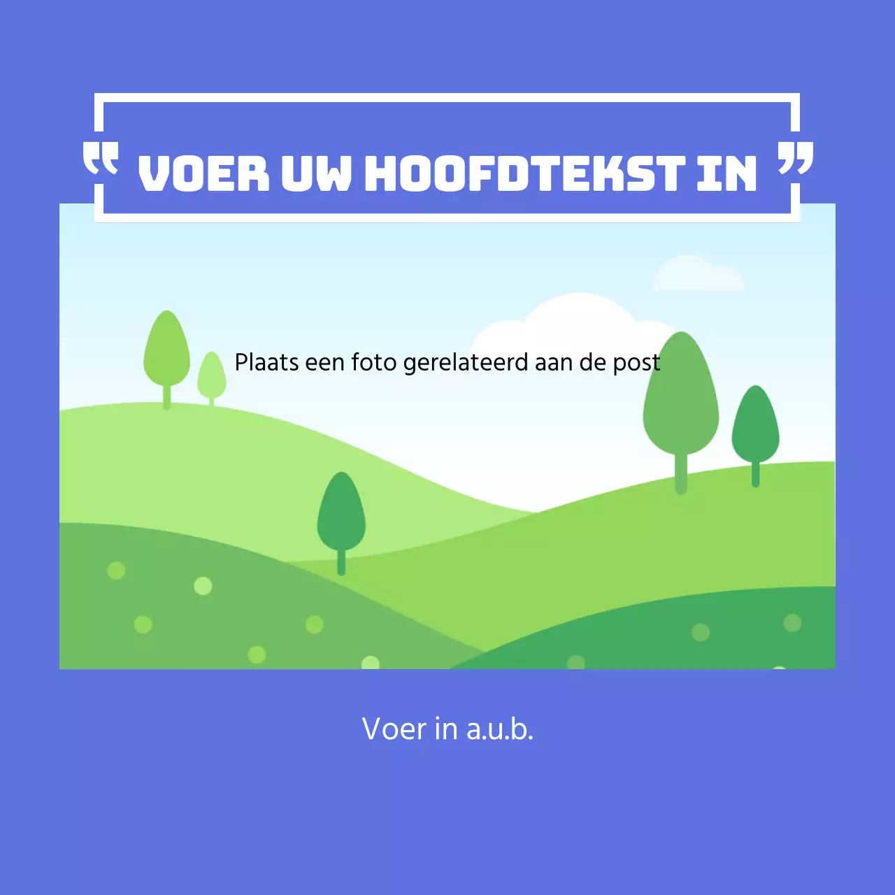 Basis CardNews-sjabloon