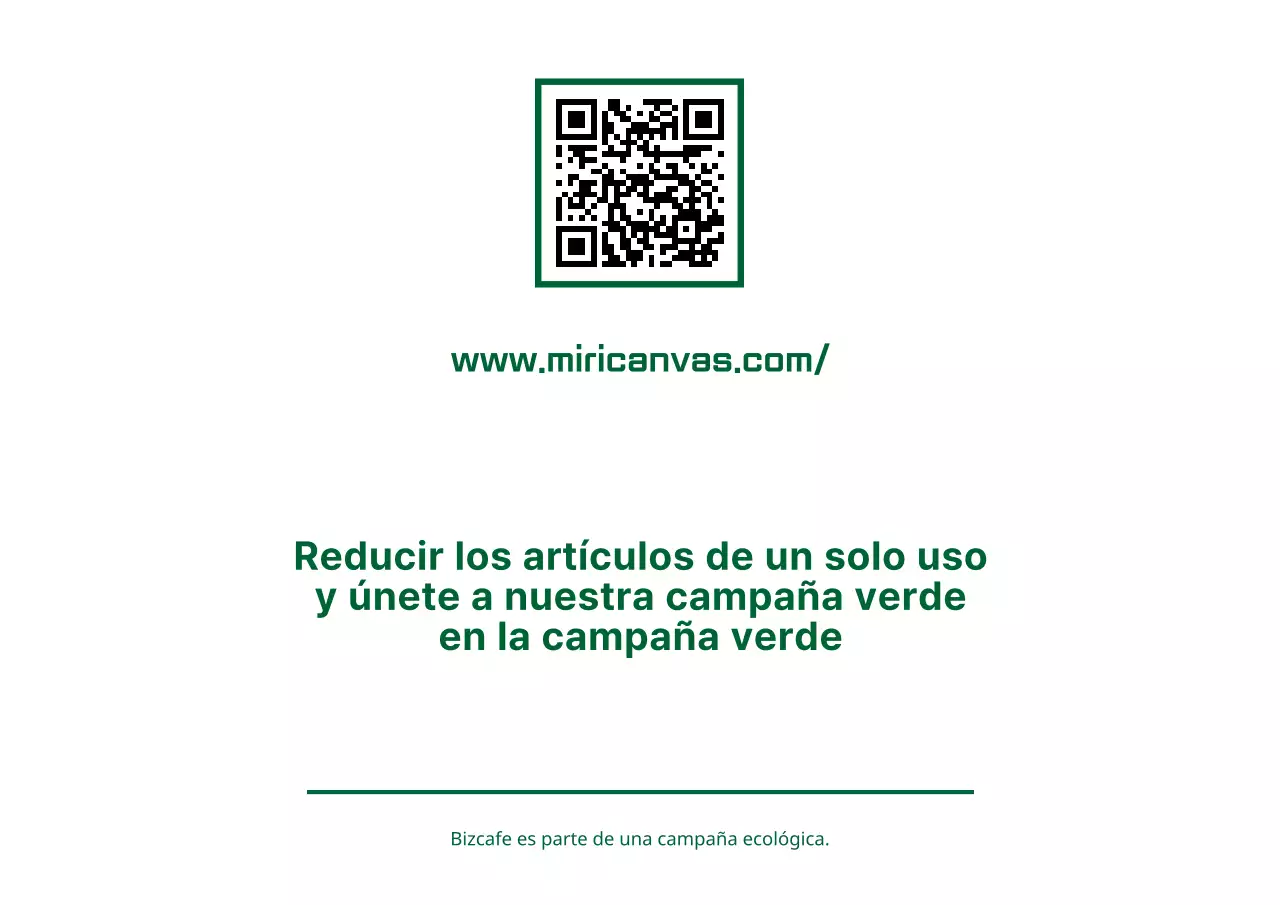 Estilo de diseño sencillo y limpio de combinación de texto e iconos en verde y blanco Guía de campaña verde