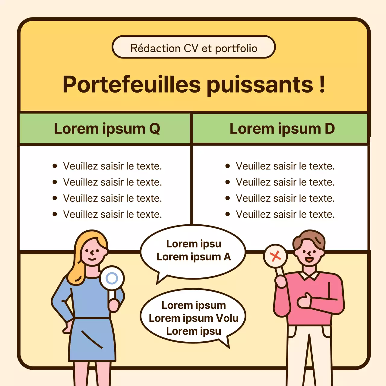Mise en valeur des illustrations mignonnes aux couleurs pastel Comment réussir un changement d'emploi