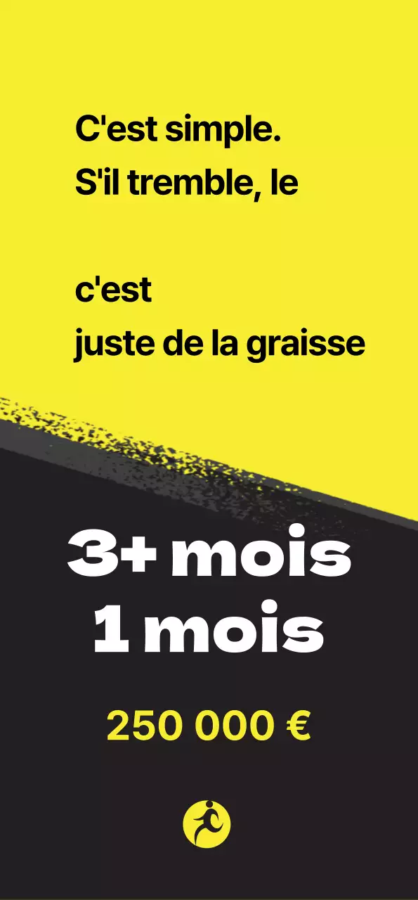 Bannière de santé colorée, attirant l'attention, avec des accents jaunes sur fond noir