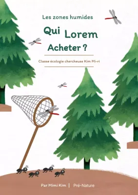 Concept de collecte d'insectes verts et bruns Éducation écologique