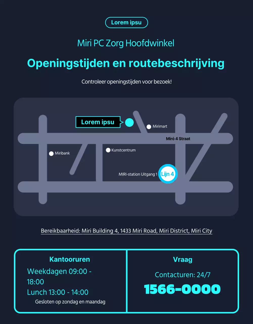 Promoot computerreparatieservices in zilver en zwart