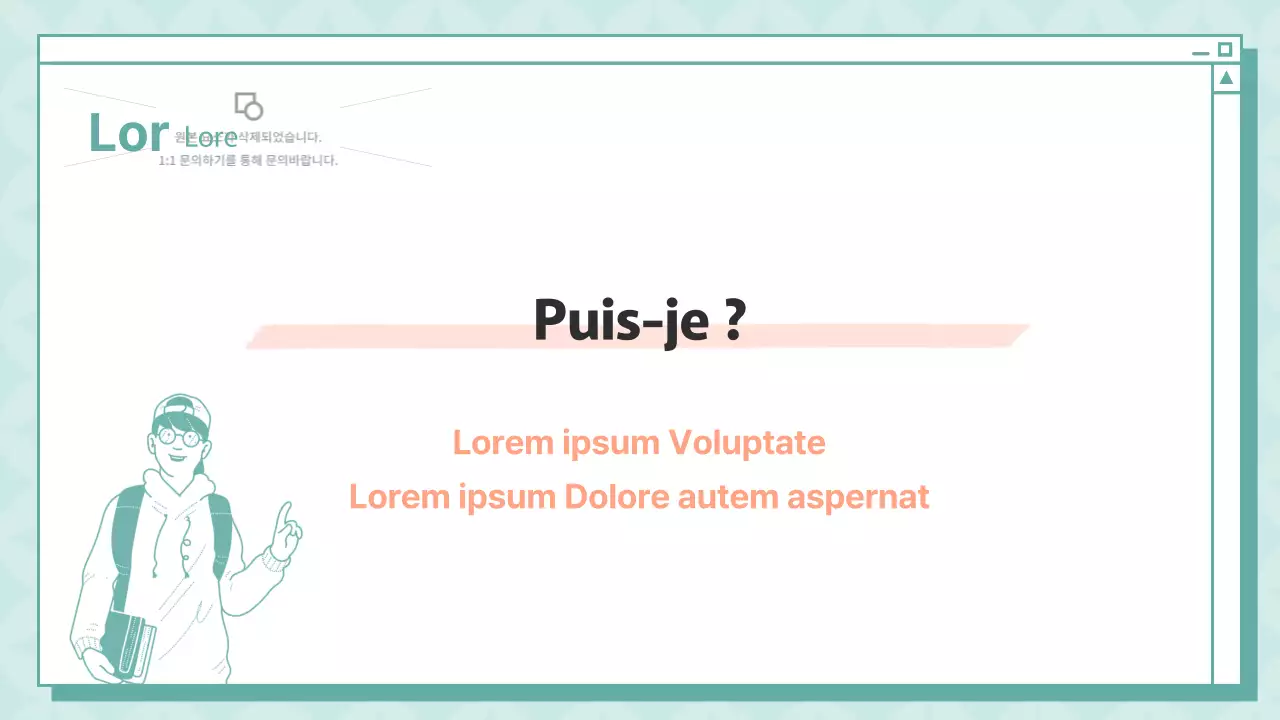 Une simple leçon de japonais à la menthe et à l'orange