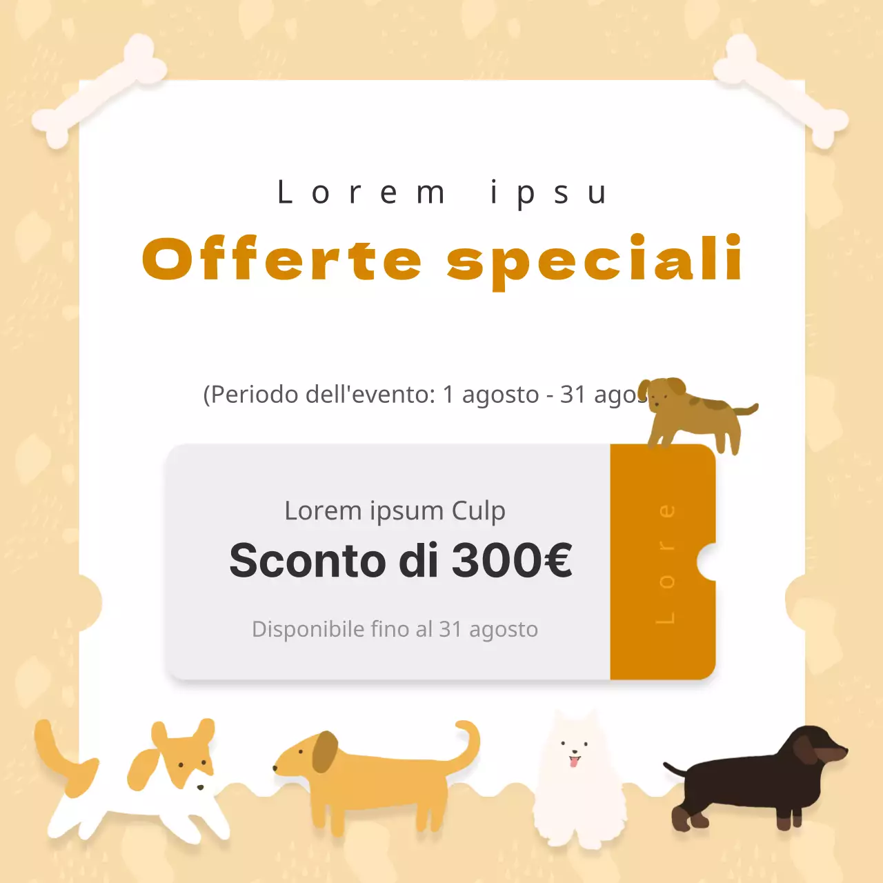 Forniture per cani