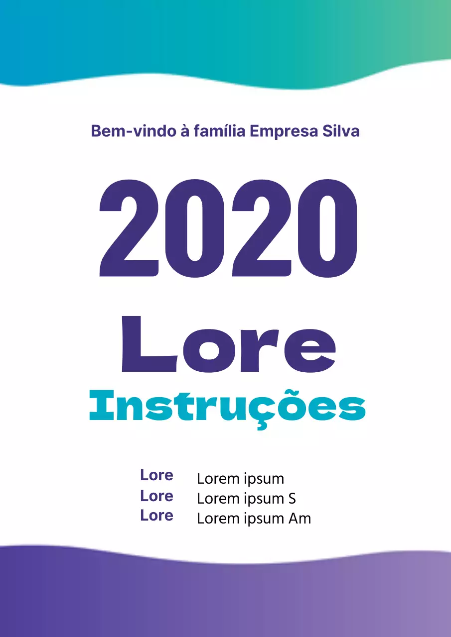 Folheto simples de seminário empresarial sobre novas contratações em roxo e azul claro