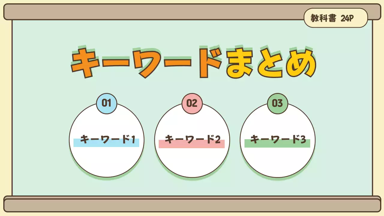 カラフル シンプル オンライン授業 プレゼンテーション