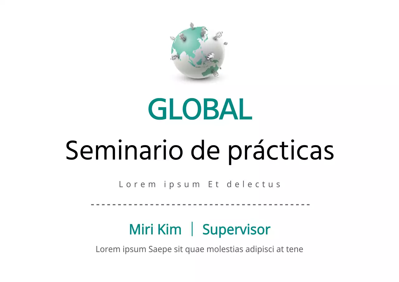 Estilo limpio en menta oscuro y negro Acerca de Intuition Seminars